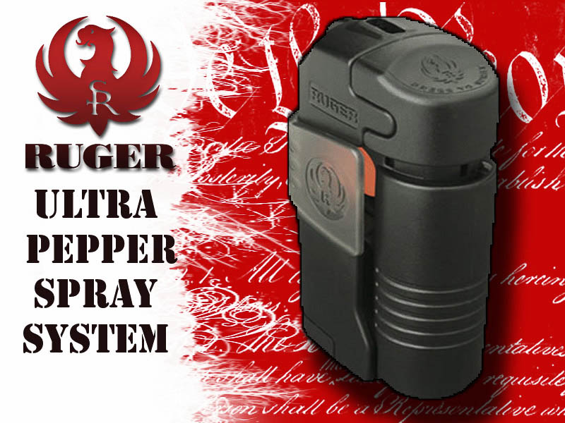 Ruger Ultra Pepper Spray System - Black